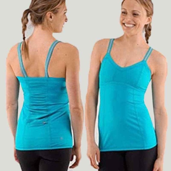 Lululemon Light It Up Tank In Surge Blue size 6 - Picture 1 of 9